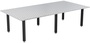 Siegmund 118" X 59" X 4" Steel Welding Table (With 6 24" - 37" Height Adjustable Legs)