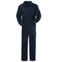 Bulwark® Large Regular Navy Blue Westex Ultrasoft® Twill/Cotton/Nylon Flame Resistant Coveralls With Zipper Front Closure