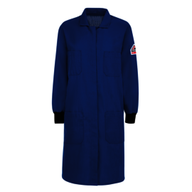 Bulwark® Women's Medium Royal Nomex® Aramid/Kevlar® Aramid Flame Resistant Labcoat