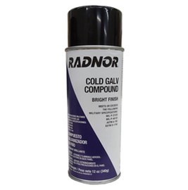 RADNOR™ 12 Ounce Aerosol Can Bright Aluminum Finish Cold Galvanizing Compound