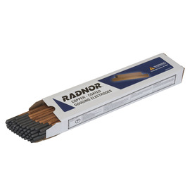 RADNOR™ 1/4" X 12" DC Pointed Copperclad Arc Gouging Electrode (50 Each Per Box)