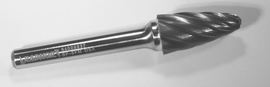 RADNOR™ SA-1FM 1/4" X 5/8" Cylindrical (No End Cut) Shape Aluminum Cut Carbide Burr