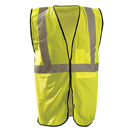 RADNOR™ Small - Medium Hi-Viz Yellow Polyester Mesh Vest