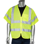 RADNOR™ Medium Hi-Viz Yellow Polyester Mesh Vest