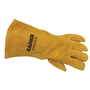 RADNOR™ Large 14" Brown Premium Side Split Cowhide Cotton Lined Stick Welders Gloves