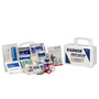 RADNOR® White Plastic Portable Or Wall Mounted 10 Person First Aid Kit