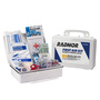 RADNOR™ White Plastic Portable Or Wall Mounted 25 Person First Aid Kit