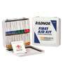 RADNOR™ White Metal Portable Or Wall Mount 50 Person 129 Piece First Aid Kit