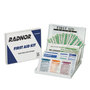 RADNOR™ White Plastic Portable 1 Person 34 Piece First Aid Kit