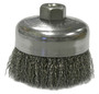 RADNOR™ 4" X 5/8" - 11 Carbon Steel Crimped Wire Cup Brush