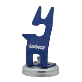RADNOR™ 7" X 3 1/2" Blue Steel Magnetic TIG Torch Holder