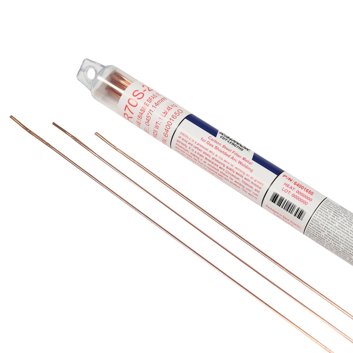 Hobart 0.030 In. ER 70S-6 Carbon Steel Solid Welding Wire, 2 Lb - Foto 11