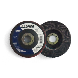 RADNOR™ 4 1/2" X 7/8" 80 Grit Type 27 Flap Disc