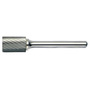 RADNOR™ SA-2ASC 5/16" X 1" Cylinder - No End Cut Shape Single Cut Carbide Burr