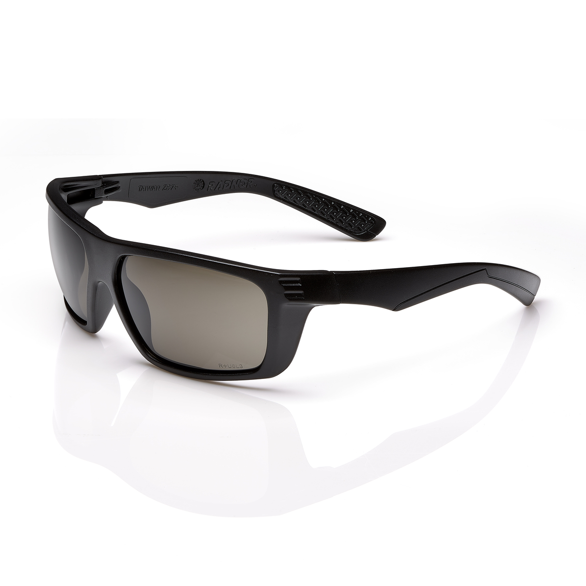 Airgas - RAD64051654 - RADNOR™ Dynamo™ Black Safety Glasses With Gray ...