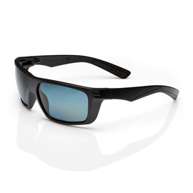 RADNOR™ Dynamo™ Black Safety Glasses With Gray Anti-Scratch/Polarized Lens