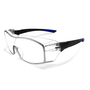 RADNOR™ Engulf Clear Safety Glasses With Clear Hard Coat Lens