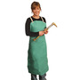 RADNOR™ 24" X 42" Green Cotton/Westex® FR-7A® Flame Resistant Apron With Snap Fasteners Closure