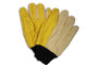 RADNOR™ Blue/Gold/White 18 oz Cotton Clute Cut General Purpose Gloves With Knit Wrist