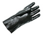 RADNOR™ Large 12" Black Interlock Lined Supported PVC Chemical Resistant Gloves