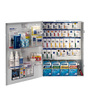 RADNOR™ White Metal Wall Mount 150 Person/X-Large First Aid Cabinet With Over The Counter Medication