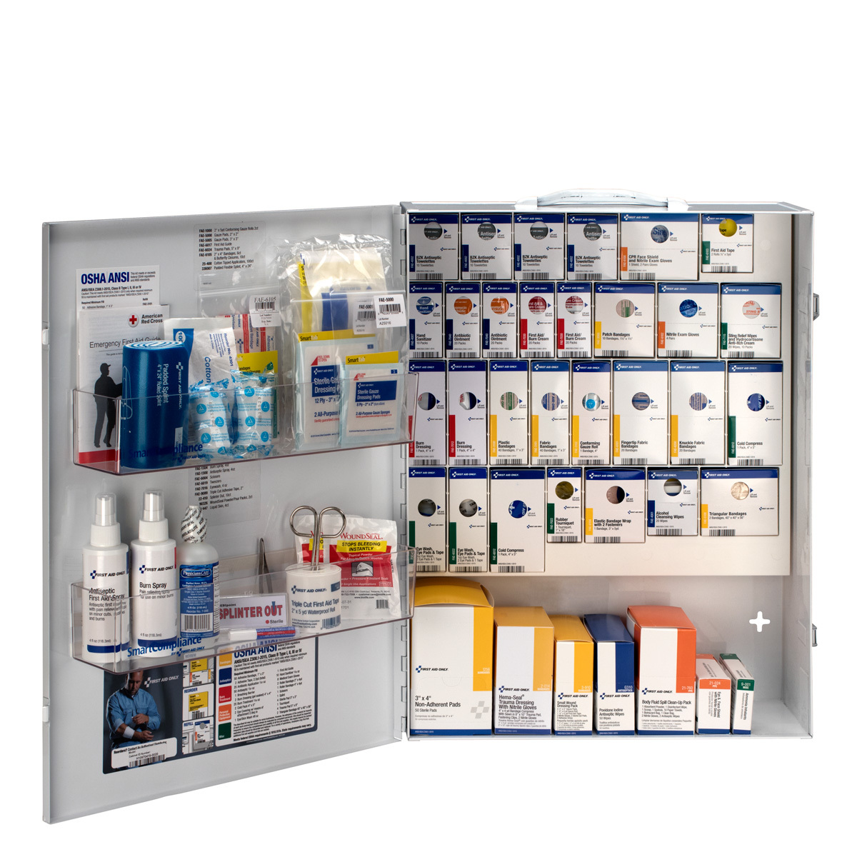 2-Shelf Surface-Mounted Powder Coat Medicine Cabinet - Bradley Corporation