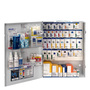 RADNOR™ White Metal Wall Mount 150 Person X-Large First Aid Cabinet