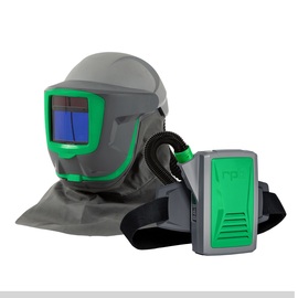 RPB® Z-Link+® Medium Multi-Purpose Heavy Industry Powered Air Purifying Respirator Kit With Weld Visor, Zytec® FR Shoulder Cape, Breathing Tube, And Lithium Ion Rechargeable Battery (Magnifying Lens Sold Separately)