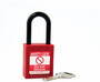 Reece Safety Red Nylon Padlock (Keyed Differently)