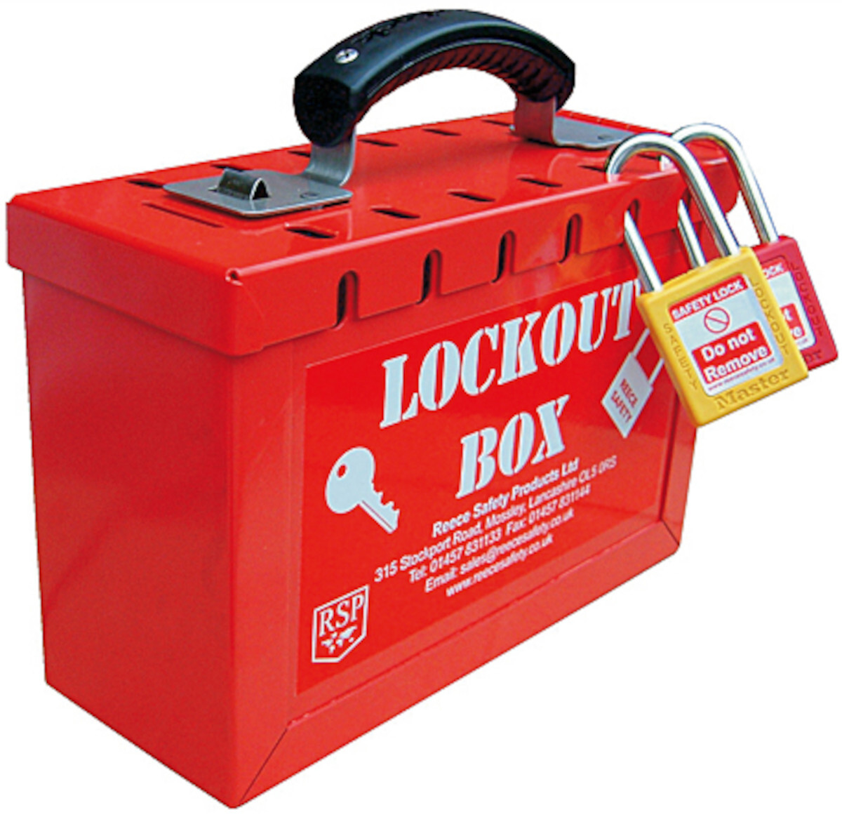 Airgas - RSPRGL12 - Reece Safety Red Steel Box