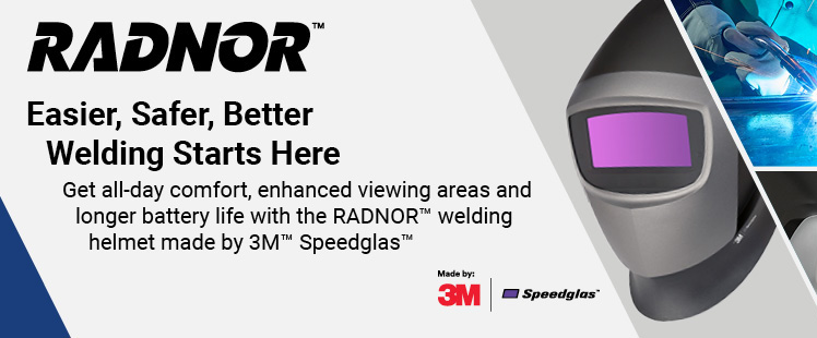 RADNOR® welding helmets made by 3M™ Speedglas™