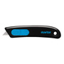 Martor 110 mm X 12.5 mm X 25 mm Black/Blue Polycarbonate Plastic SECUNORM SMARTCUT Semi-Automatic Retractable Safety Knife