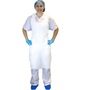 Seidman & Associates 28" X 46" White Safety Zone® Polyethylene Apron