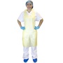 Seidman & Associates 28" X 46" Yellow Safety Zone® Polyethylene Apron