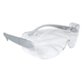 Radians Sheath™ Frameless Silver Safety Glasses With Clear Polycarbonate Hard Coat Lens
