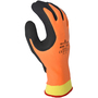 SHOWA® Size 10 Orange And Black  Natural Rubber Acrylic Lined Cold Weather Gloves