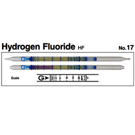Gastec™ Glass Hydrogen Fluoride Detector Tube, Yellow To Brown Color Change