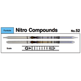 Gastec™ Glass Nitro Compounds Pyrotube Detector Tube, (For Use With Pyrotec Pyrolyzer STD840)