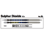 Gastec™ Glass Sulfur Dioxide Low Range Detector Tube, Blue To Yellow Color Change