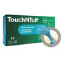 Ansell Large Blue TouchNTuff® Latex-Free Nitrile Disposable with Textured Fingertips Gloves (100 Gloves Per Dispenser)