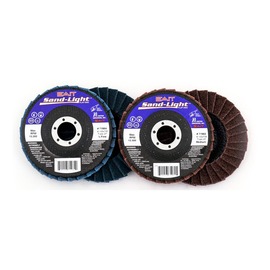 Standard Abrasives™ 4 1/2" X 7/8" Medium Grade Zirconium SAIT Red Sand-Light™ Flap Discs