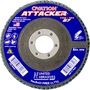 United Abrasives-SAIT 4 1/2" X 7/8" 60 Grit Type 27 Flap Disc