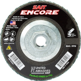 United Abrasives-SAIT 4 1/2" X 5/8"-11 36 Grit Type 29 Flap Disc