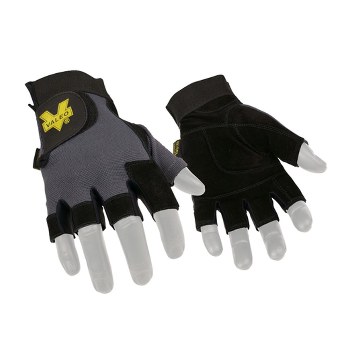 Valeo Vi4872Xe Split Leather Fingerless A/v Glove, 2Xl Valeo Vi4872Xe Split Leather Fingerless A/v Glove, 2Xl