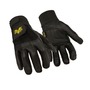 Valeo® Large Black VALEO-V435 Goatskin Full Finger Anti-Vibration Gloves With Adjustable Cuff
