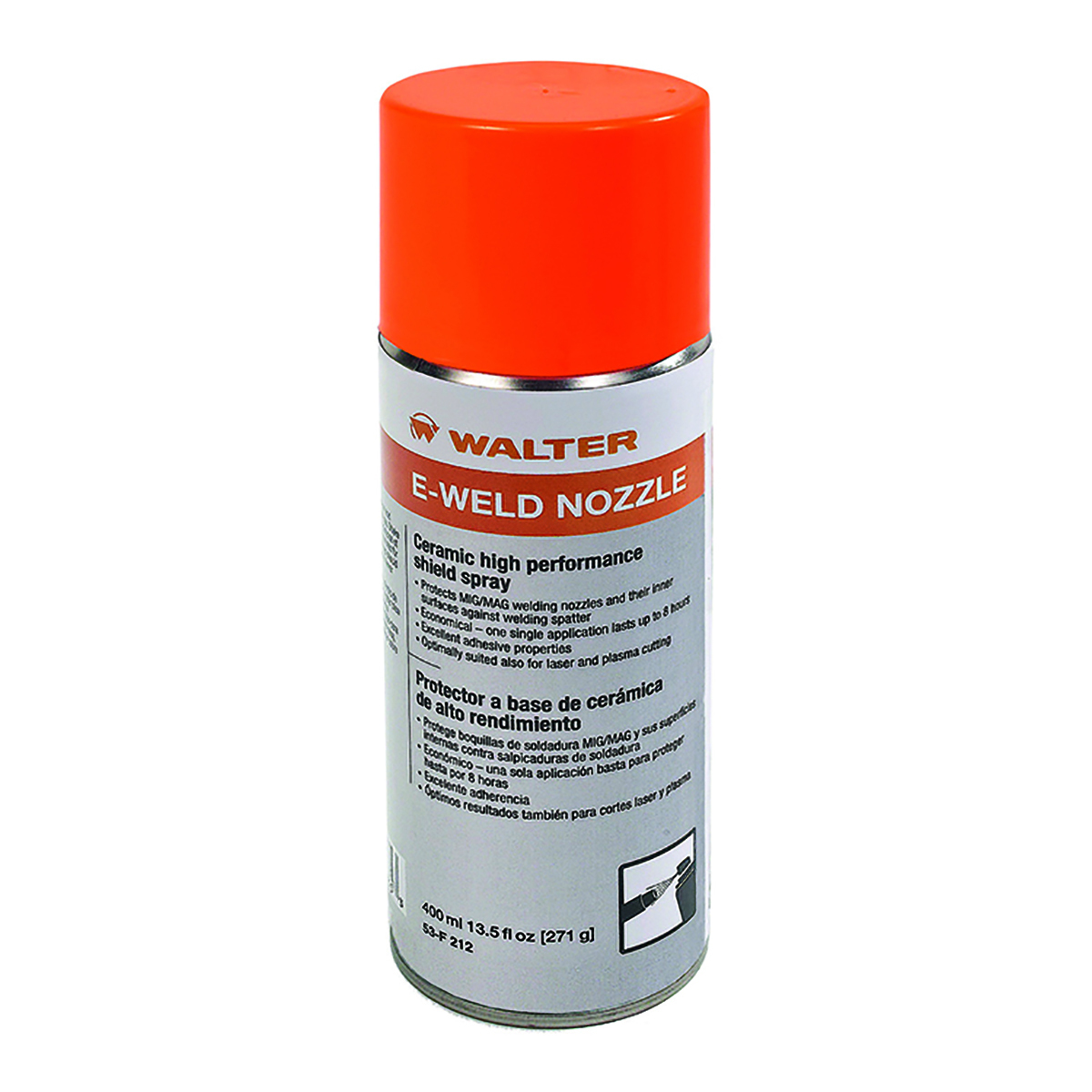 Airgas Wal53f212 J Walter 13 5 Ounce Aerosol Can Orange E Weld Nozzle Anti Spatter Airgas Wal53f212 J Walter 13 5 Ounce Aerosol Can Orange E Weld Nozzle Anti Spatter