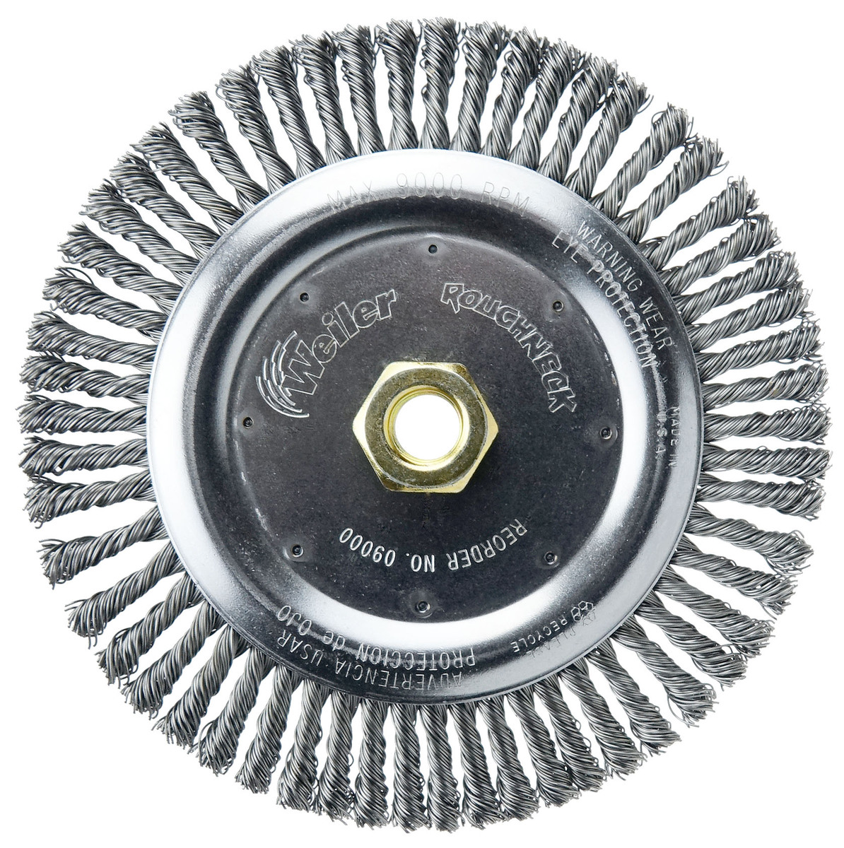 Airgas - WBU17974 - Weiler® 2 X 1/4 Stainless Steel Crimped Wire Radial Wheel  Brush