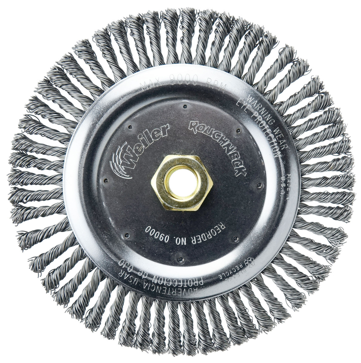 Airgas - WBU99593 - Weiler® 2 1/2 Brass Tire Cleaning Brush With