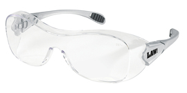 Crews Law® Clear Safety Glasses With Clear Anti-Fog/Anti-Scratch Lens