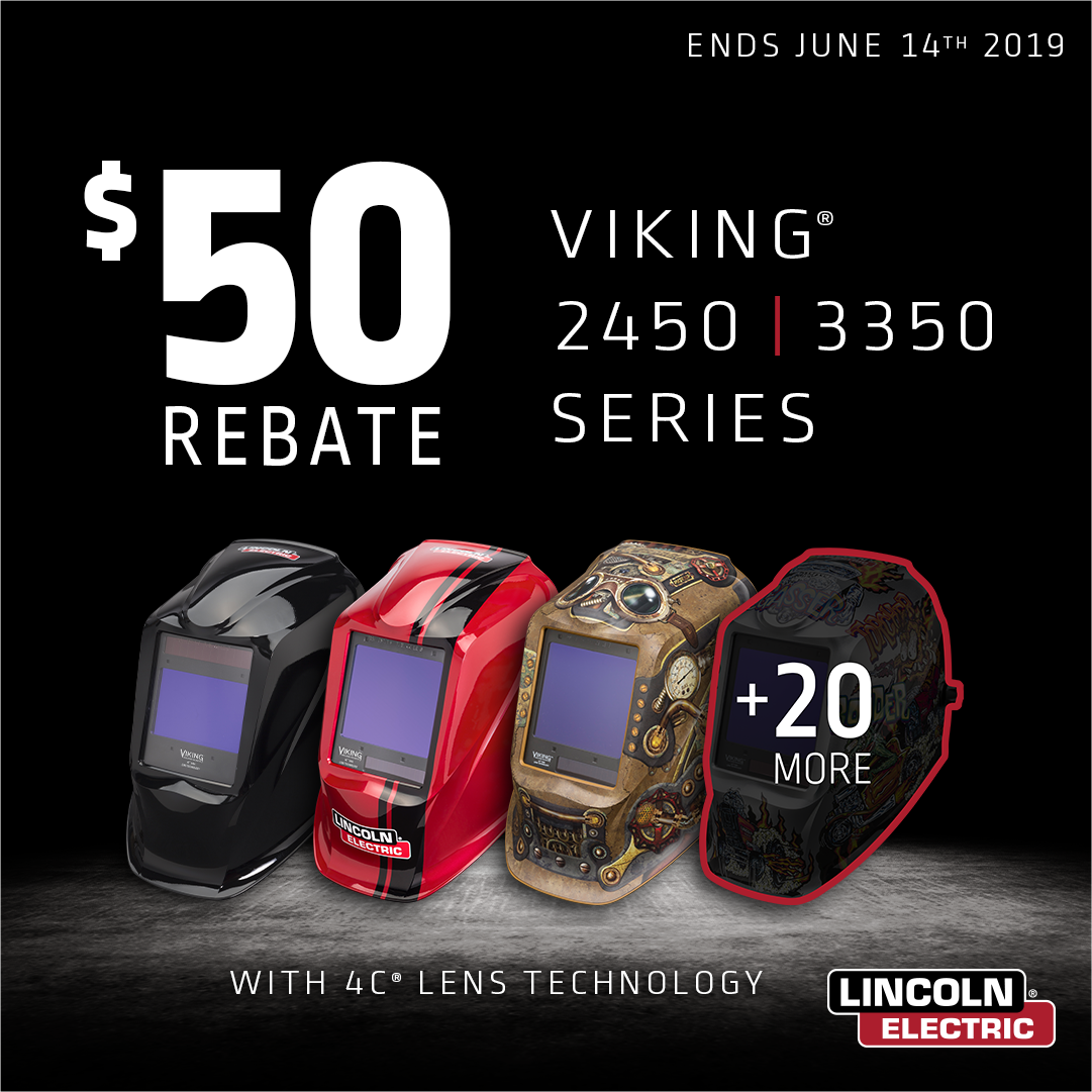 Airgas Save 50 On Lincoln Electric Viking Welding Helmets